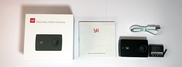 Yi Discovery περιεχόμενα πακέτου Yi Discovery περιεχόμενα πακέτου
